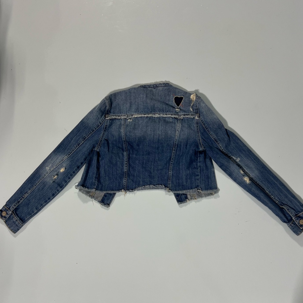 Distressed Jean Jacket - Picture 2 of 2